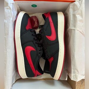Nike AJKO 1 Low Black/Varsity Red-Sail